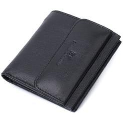 Кошелек ST Leather З натуральної шкіри Чорний Фото