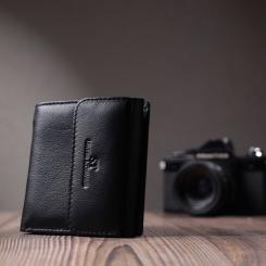 Кошелек ST Leather З натуральної шкіри Чорний Фото 8