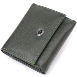 Кошелек ST Leather Из натуральной кожи Зеленый Фото