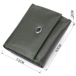 Кошелек ST Leather Из натуральной кожи Зеленый Фото 2