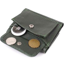 Кошелек ST Leather Из натуральной кожи Зеленый Фото 7
