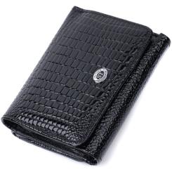 Кошелек ST Leather Из натуральной кожи Черный Фото