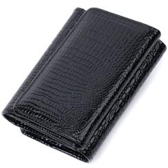 Кошелек ST Leather Из натуральной кожи Черный Фото 1
