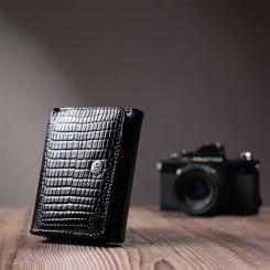 Кошелек ST Leather Из натуральной кожи Черный Фото 8