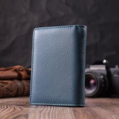 Кошелек ST Leather Из натуральной кожи Бирюзовый Фото 9