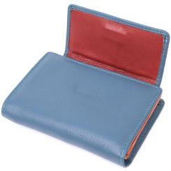 Кошелек ST Leather Из натуральной кожи Бирюзовый Фото 4