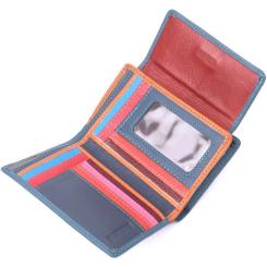 Кошелек ST Leather Из натуральной кожи Бирюзовый Фото 5