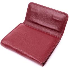 Кошелек ST Leather Кожаный Бордовый Фото 4