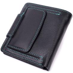 Кошелек ST Leather Кожаный Черный Фото 1