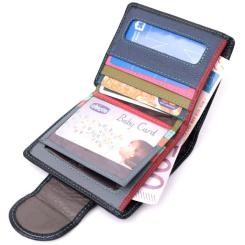 Кошелек ST Leather Кожаный Черный Фото 6