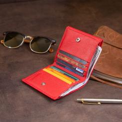 Кошелек ST Leather Красный Фото 10
