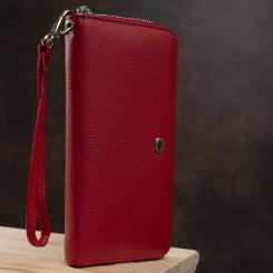 Кошелек ST Leather Красный Фото 6