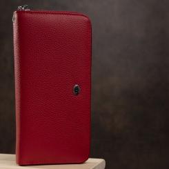 Кошелек ST Leather Красный Фото 7