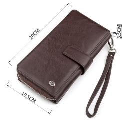 Кошелек ST Leather Из натуральной кожи Коричневый Фото 2