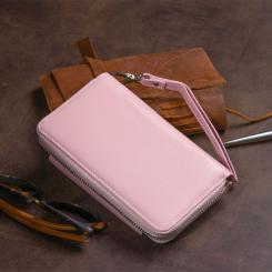 Кошелек ST Leather Из кожи Розовый Фото 11