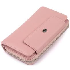 Кошелек ST Leather Из кожи Розовый Фото