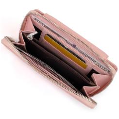 Кошелек ST Leather Из кожи Розовый Фото 7