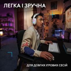 Наушники Logitech G522 Lightspeed Wireless Gaming Headset White Фото 7