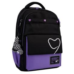 Рюкзак школьный Yes Purple Hearts TS-48 Фото