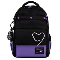 Рюкзак школьный Yes Purple Hearts TS-48 Фото 2
