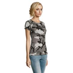 Футболка Sol's Camo women сірий камо L Фото 2