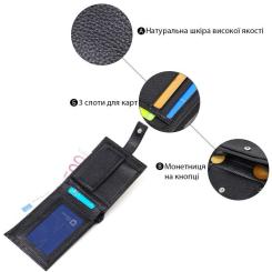 Кошелек Bond Accessories Из натуральной кожи Черный Фото 3