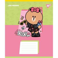 Тетрадь Yes Line Friends Funny А5 18 аркушів клітинка Фото 4