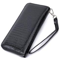 Кошелек ST Leather Из натуральной кожи Черный Фото 1