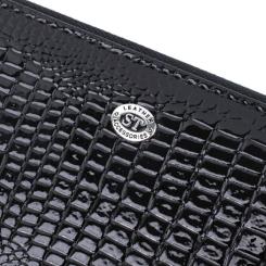Кошелек ST Leather Из натуральной кожи Черный Фото 4