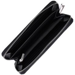 Кошелек ST Leather Из натуральной кожи Черный Фото 6