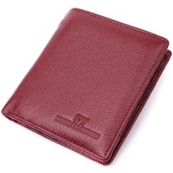 Кошелек ST Leather Из натуральной кожи Бордовый Фото