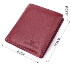Кошелек ST Leather Из натуральной кожи Бордовый Фото 3