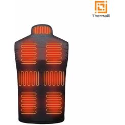 Жилет с подогревом Thermalli Chatel чорний/сірий L Фото 2