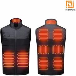 Жилет с подогревом Thermalli Chatel чорний/сірий L Фото 3