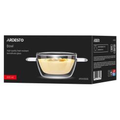 Бульйонница Ardesto 500 мл боросилікатне скло прозора Фото 2