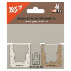 Закладки для книг Yes магнітні Miffy, висікання, 2 шт Фото 1