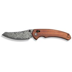 Нож Civivi Sixgill, Guibourtia Wood, Damascus Фото
