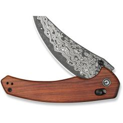 Нож Civivi Sixgill, Guibourtia Wood, Damascus Фото 3