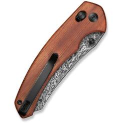 Нож Civivi Sixgill, Guibourtia Wood, Damascus Фото 6