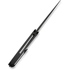 Нож Weknife Acuminal, Black Titanium, Darkwash Фото 3