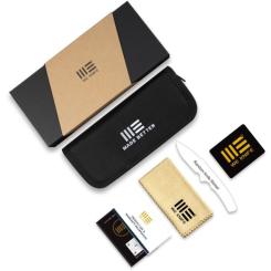 Нож Weknife Acuminal, Black Titanium, Darkwash Фото 8