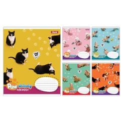 Тетрадь 1 вересня Pawsitively А5 12 аркушів лінія Фото