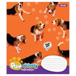 Тетрадь 1 вересня Pawsitively А5 12 аркушів лінія Фото 1