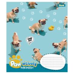 Тетрадь 1 вересня Pawsitively А5 12 аркушів лінія Фото 3