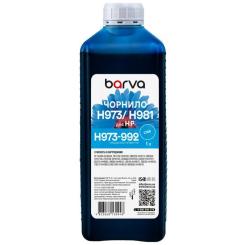 Чернила Barva HP 971/973/981 1L cyan, pigment Фото