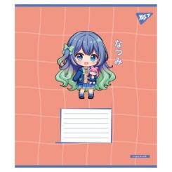 Тетрадь Yes Anime girls А5 18 аркушів клітинка Фото 5