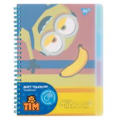 Тетрадь Yes А5 Minions пластикова обкладинка 80 аркушів, лінія Фото