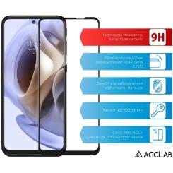 Стекло защитное ACCLAB Full Glue MOTO G31/G41 Black Фото 2