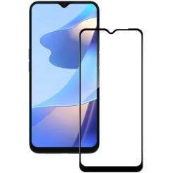 Стекло защитное ACCLAB Full Glue Oppo A16 Black Фото 1