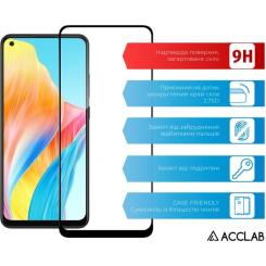 Стекло защитное ACCLAB Full Glue Oppo A78Black Фото 2
